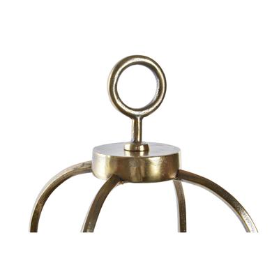 Lantaarn DKD Home Decor Kristal Gouden Aluminium (19 x 19 x 43 cm)