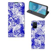 Mobiel BookCase OnePlus 8T Angel Skull Blauw - thumbnail