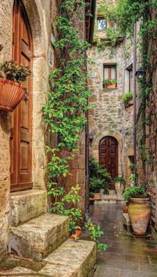 Steeg potten 70x130cm Tuinschilderij Customize-it - Customize it