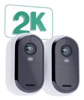 ARLO ESSENTIAL2 2K OUTDOOR CAMERA 2-PACK VMC3250-100EUS IP-Bewakingscameraset Met 2 cameras 2688 x 1520 Pixel - thumbnail