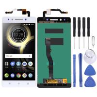 LCD-scherm en digitizer volledige assemblage voor Lenovo K8 Note XT1902-3 (wit) - thumbnail