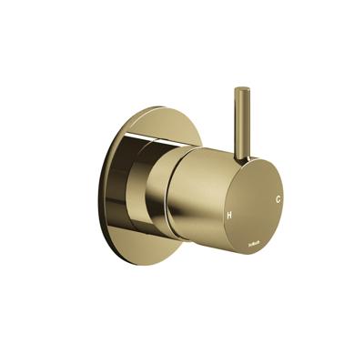 Afbouwdeel Inbouw Douchemengkraan Hotbath Cobber 1-hendel Gepolijst Messing PVD Afbouwdeel Inbouw Douchemengkraan Hotbath Cobber 1-hendel Gepolijst Messing PVD