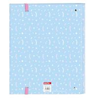 Ringmap BlackFit8 Smile Blauw Roze 27 x 32 x 3.5 cm - thumbnail