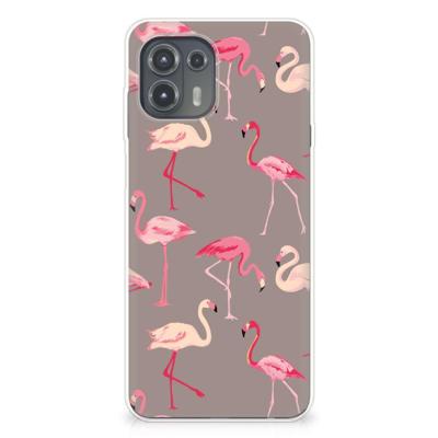 Motorola Edge 20 Lite | TPU Hoesje | Flamingo