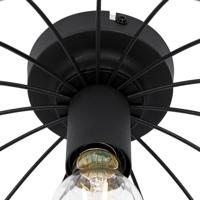 QAZQA Industriële plafondlamp zwart 35 cm - Hanze - thumbnail