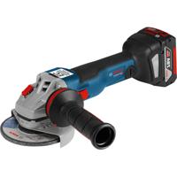 Bosch Blauw GWS 18V-125 C accu haakse slijper | 18v 5.0Ah Li-Ion | in L-BOXX - 06019G3101 - thumbnail