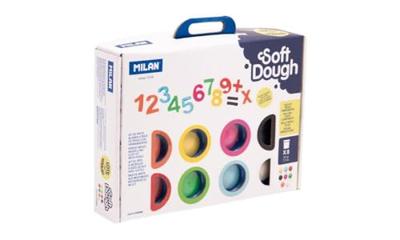Modelleerklei Milan Soft Dough Lots of Numvers Multicolour