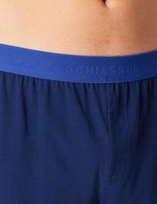 Schiesser Schiesser Heren Pyjama Short royal blue 183584 58/3XL