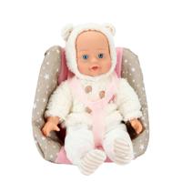 Toi-Toys Babypop in Poppenzitje - 33 cm - thumbnail