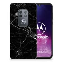 Motorola One Zoom | TPU | Siliconen hoesje | Marmer Zwart - Origineel Cadeau Vader - thumbnail
