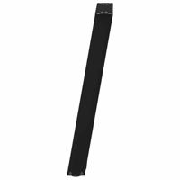 Console tafelpoten 2 st U-vormig 28x(72-73) cm staal zwart - thumbnail