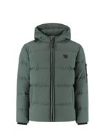 Ballin winter winterjas jongens - army groen - gewatteerd - logo badge - thumbnail