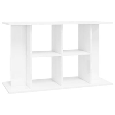 VidaXL Aquariumstandaard 100x40x60 cm bewerkt hout hoogglans wit - thumbnail