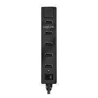 LogiLink UA0124 - USB 2.0 hub, 7-poorts met aan/uit-schakelaar - thumbnail