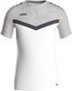 JAKO 6124K T-Shirt Iconic Kids - Wit/Zachtgrijs/Antra Light - 164
