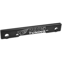 Team Corally - Suspension Arm Mount - FF - Swiss Made 7075 T6 - 3mm - Hard Anodised - Black - Made In Italy - thumbnail