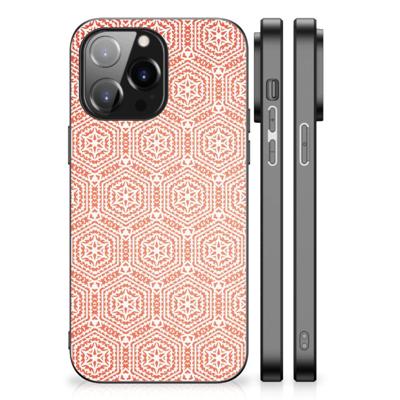 iPhone 14 Pro Max Back Case Pattern Orange