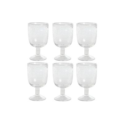 Set van bekers Home ESPRIT Transparant Kristal 300 ml 8 x 8 x 14 cm (6 Stuks) Set van bekers Home ESPRIT Transparant Kristal 300 ml 8 x 8 x 14 cm (6 Stuks)