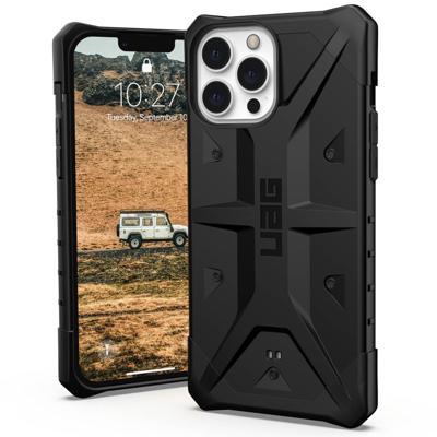UAG - Pathfinder backcover hoes - iPhone 13 Pro - Zwart + Lunso Tempered Glass UAG - Pathfinder backcover hoes - iPhone 13 Pro - Zwart + Lunso Tempered Glass