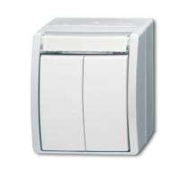 ABB 2CKA001484A0379 Toets IP44 Alpine-wit - thumbnail