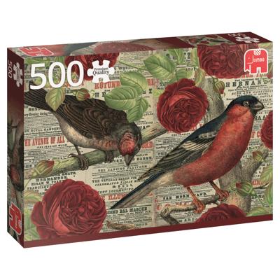 Vögel lieben Blumen - 500 Teile Puzzle