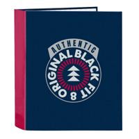 Ringmap BlackFit8 Marineblauw A4 27 x 33 x 6 cm - thumbnail