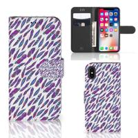Apple iPhone X | Xs | Telefoon Hoesje | Feathers Color - thumbnail