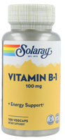 Solaray Vitamine B1 100mg Capsules - thumbnail