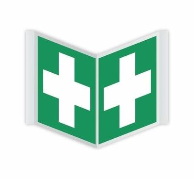 EHBO panorama bord - Standaard, 150 x 300 mm