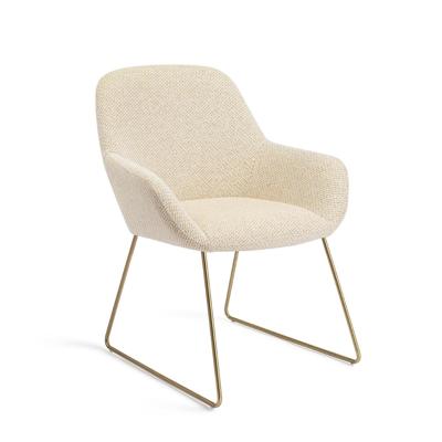 Jesper Home Kushi eetkamerstoel Trouty Tinge slide gold