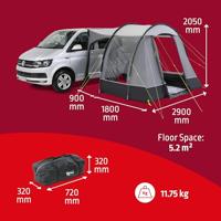 KAMPA - Opblaasbare zelfdragende voortent - Trip AIR - Breedte 2,9m - thumbnail