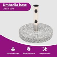 VidaXL Parasolvoet rond 20 kg graniet - thumbnail