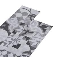 VidaXL Vloerplanken zelfklevend 5,21 m² 2 mm pvc grijs patroon - thumbnail