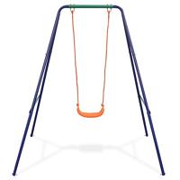 VidaXL Schommel voor peuters 2-in-1 oranje - thumbnail