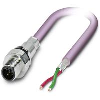 Phoenix Contact 1525568 Sensor/actuator inbouwconnector M12 Aantal polen (sensoren): 2 Stekker, inbouw 1.00 m 1 stuk(s) - thumbnail