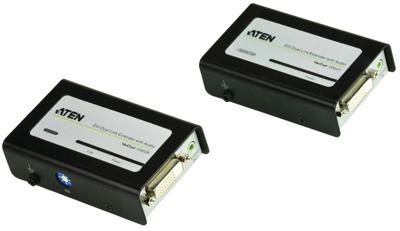 Aten Dual Link Category 5e Extender (DVI, 60m, audio-poort)