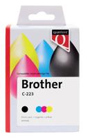 Inktcartridge Quantore alternatief tbv Brother LC-223 zwart + 3 kleuren - thumbnail