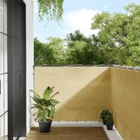 VidaXL Balkonscherm 120x800 cm 100% oxford polyester zandkleurig - thumbnail
