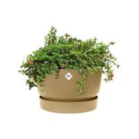 Elho bloempot Greenville Bowl 33cm Goudkleurig Zand - thumbnail