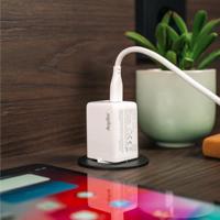 Aqiila W2 USB-oplader 45 W 2x USB-C USB PD Wit Binnen - thumbnail