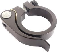 Zadelpenklem Ergotec SCQ-030 ø31,8 mm aluminium met snelspanner - zwart - thumbnail