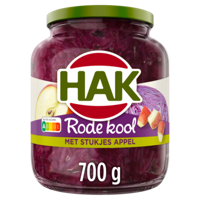 Hak Rode Kool met Stukjes Appel 700 g bij Jumbo - thumbnail