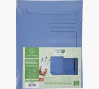 Dossiermap exacompta cleansafe 2kleppen blauw - thumbnail
