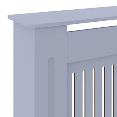 VidaXL Radiatorombouw 205 cm mdf grijs - thumbnail