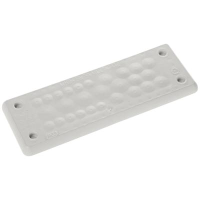 Trelleborg MH-24 F27-1 LIGHT GREY UL94 V-0 IP65 TPE Screw Doorvoerplaat TPE Grijs 1 stuk(s)