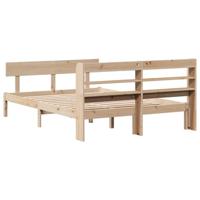 Bedframe zonder matras massief grenenhout 120x200 cm - thumbnail
