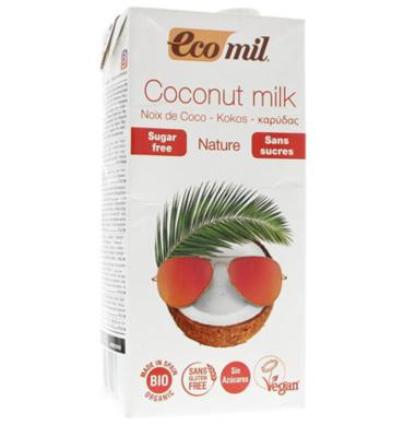 EcoMil Nature Suikervrij Bio Kokosmelk