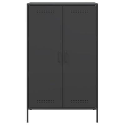 Hoge kast 68x39x113 cm staal zwart - thumbnail