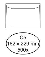 500 Witte gegomde enveloppen C5 162 x 229 mm - thumbnail