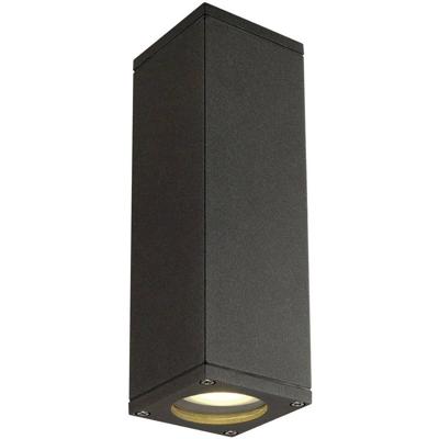 SLV Vierkante up en downlighter Theo Up-Down Out antraciet 229535